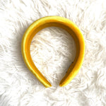 Yellow Velvet Padded Headband