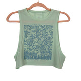Lululemon Green Floral Racerback Tank- Size ~XS (see notes)