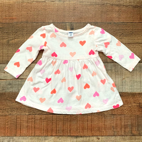 Old Navy Baby Girl Heart Dress- Size 3-6 M