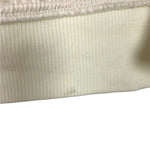 No Brand Cream Metallic Crop Zip Up Top- Size S (See Notes)