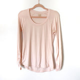 Calia By Carrie Underwood Pink Long Cinched Sleeve Top- Size S