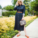 LAFAYETTE 148 Wool Blend Button Up Belted Midi Dress- Size M (sold out online)