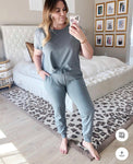 Amaryllis Grey Jogger Pants- Size XL (Inseam 27”)