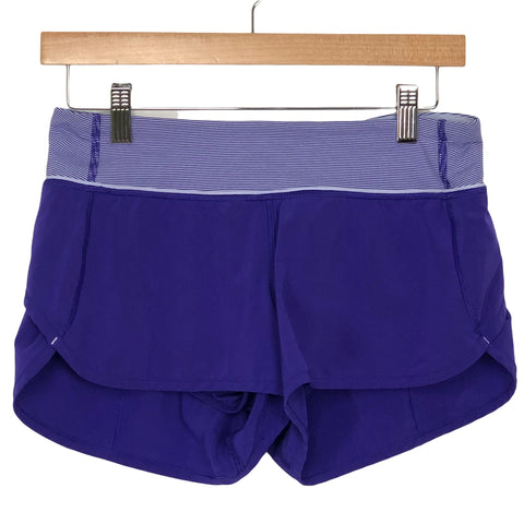 Lululemon Purple Speed Shorts- Size 4