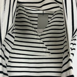 Small Show Black/White Striped Nursing Top NWT- Size M