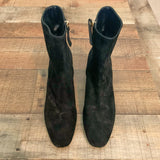 M. Gemi Black Suede Like Booties- Size 41