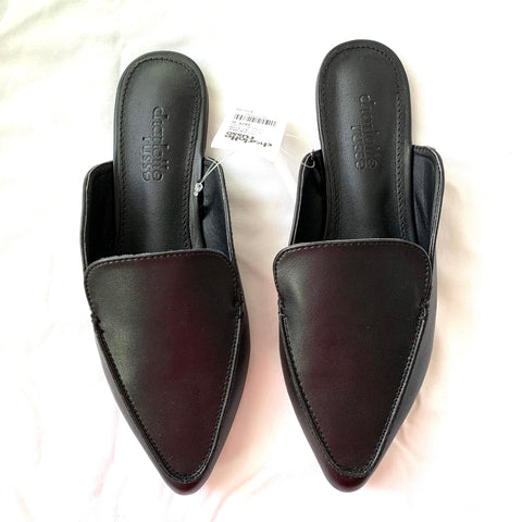 Charlotte Russe Black Mules- Size 6 (Never Worn)
