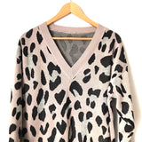 No Brand Animal Print Tunic Sweater- Size ~S