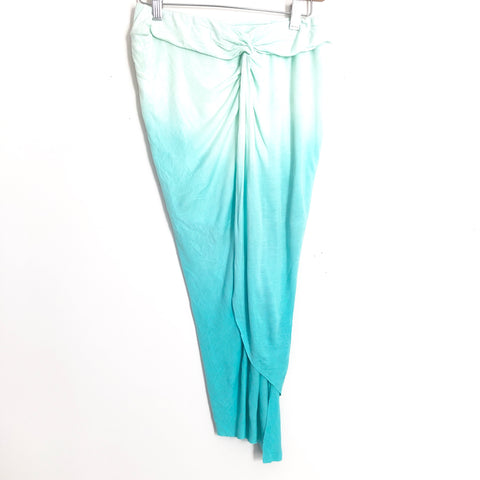 Young, Broke, and Fabulous Teal Twist Skirt (lined)- Size XS