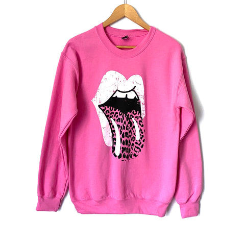 Gildan Pink Graphic Sweatshirt- Size S