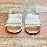 Koshine White Tassel Sandals- Size 120 (~6-12M)