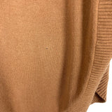 Express Brown Boat Neck with Rounded Hem Sweater- Size S (see notes)