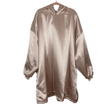 Kitsch Blush Satin Glazey Robe- One Size