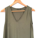 Peyton Jensen Olive Green Tank Midi Dress- Size S