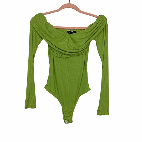 Blue Blush Green Apple Early Mornings Bodysuit NWT- Size S