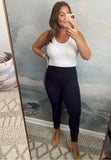 Spanx White Scoop Neck Tank Bodysuit NWT- Size L