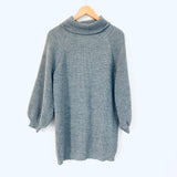 Vestique Grey Turtleneck Sweater Dress- Size S