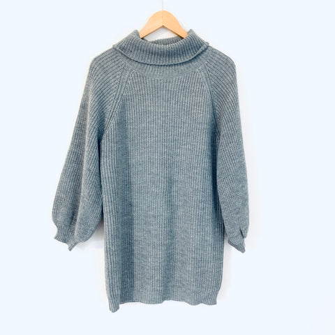 Vestique Grey Turtleneck Sweater Dress- Size S