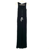 Soma Wknd Black Drawstring Waist Lounge Jumpsuit- Size XS (sold out online)