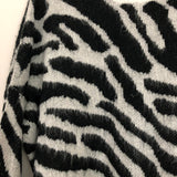 Dreamers Zebra Print Sweater- Size S/M (see notes)