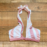 Miss Selfridge Striped Padded Halter Bikini Top- Size 4 (we have matching bottoms)