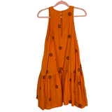 Urban Outfitters Orange with Red Flowers Dress- Size M