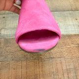 Gap Pink Suede Like Block Mules- Size 8 (See Notes)