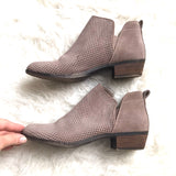 BP Suede Perforated Booties- Size 8 (see notes)
