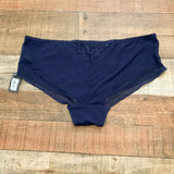 Figleaves Navy Juliette Lace Short NWT- Size 14