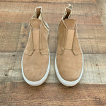 Kaanas Camel/Cream/Animal Print Slip On Shoes- Size 10