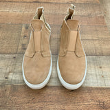 Kaanas Camel/Cream/Animal Print Slip On Shoes- Size 10