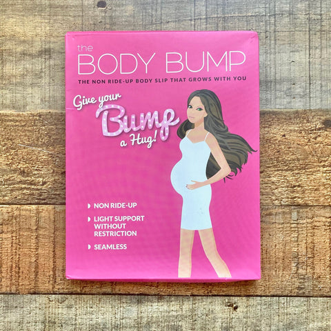 The Body Bump White Belly Body Slip NEW- Size S/M