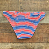 Xhilaration Red/White/Blue Striped Swim Bottom- Size L (We Have Matching Top)