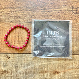 Thirty One Bits Berry Handmade Bracelet Handpicked By Candace (New in Bag)