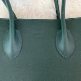 Aevha London Dark Green Large Tote Made in Italy