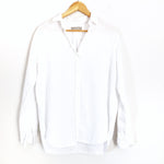 Everlane White Button Up Linen Top- Size 4