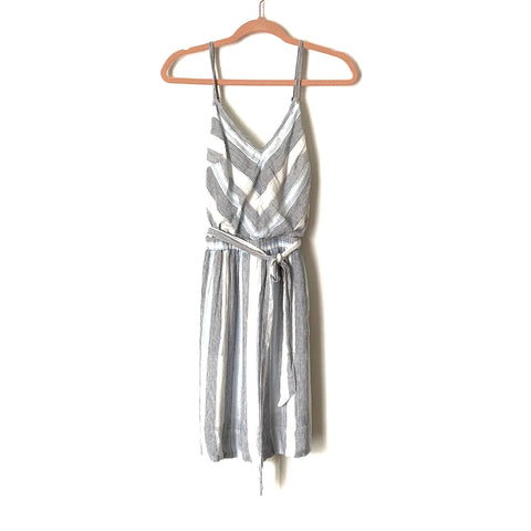 Splendid Blue Sea Striped Belted Dress NWT- Size S