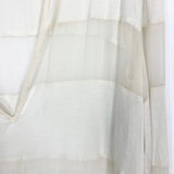 Haute Hippie Ivory Sheer Striped Cover Up- Size M (see notes)