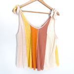Free People Colorful Tie Strap Tank NWT- Size XS