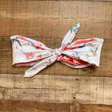 Boamar Floral Bikini Top with Removable Ruffle Arm Cuffs- Size ~M (see notes, sold out online, we have matching bottoms)