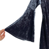 Karen Kane Crushed Velvet Bell Sleeve Dress- Size XS