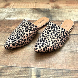 Qupid Animal Print Pointed Toe Mules- Size 8.5 (Great Condition)