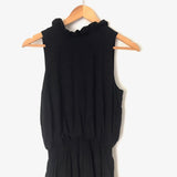 Gibson Black Halter Top Romper- Size PXS