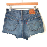 Levi Strauss 501 Denim Dark Wash Cutoff Shorts- Size 26