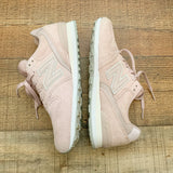 New Balance Pink Sola Sleek Classic Lace-Up Sneakers- Size 7.5