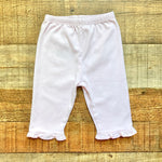 Kissy Kissy Light Pink Ruffle Hem Pants-Size 3-6M