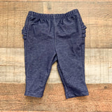 Old Navy Denim Ruffle Bottom Leggings- Size 0-3M