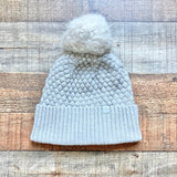 Lululemon Grey Pom Pom Beanie