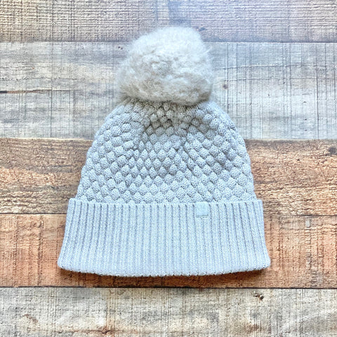 Lululemon Grey Pom Pom Beanie