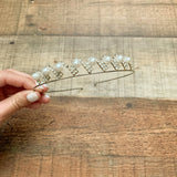 No Brand Pearl/Rhinestone Silver Headband